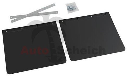 AutoScheich® Universal Schmutzfänger Spritzlappen Set 35x30cm Truck LKW Anhänger Auflieger hinten vorn Schutz