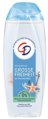 CD Pflegedusche 'Große Freiheit', 250 ml, Duschgel mit erfrischendem, maritimem, sportlichem Duft, Pflegeprodukt für empfindliche Haut, ohne Mikroplastik, vegan