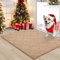 COSY HOMEER Fussmatte Innen 80 x 120 cm, Schmutzfangmatte Waschbar 1,5 cm Dicke, Eingangsteppich Sauberlaufmatte Hundeteppich Maschinenwaschbar für Flur, Küche, Hintertür, Beige