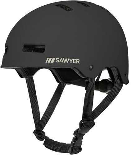 Sawyer Bikes - Casco Deportivo Ajustable (Niños y Adultos)