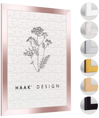 Haak Cornice per Puzzle Lavanda Oro Rosa 48 X 64 cm (circa 1000 Pezzi) Cornice per Puzzle