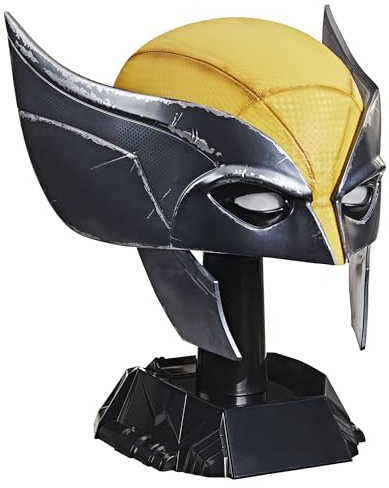 Marvel Legends Series Wolverine Premium Roleplay Mask, Yellow