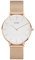 BUREI Ultra Dünne Uhren Demen Minimalistische Armbanduhr Demen Japanisches Analog Quartz Demenuhr mit Edelstahl Mesh Band Geschenke für Frauen