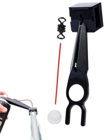AEIOPRS Aplicador de Aceite para Cadena de Moto, 1 Unidad Negro, Boquilla de Precisión Antigoteo, Aplica Grasa y Lubricante sin Salpicar para Alargar la Vida Útil de tu Moto
