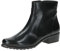 CAPRICE Damen Stiefeletten mit Absatz aus Leder mit Reißverschluss, Schwarz (Black Nappa), 38 EU