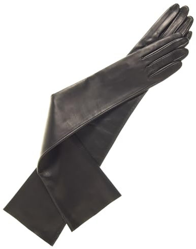 Awanstar 102 Lange Lederhandschuhe, Domina, Damen Party Handschuhe (XL)