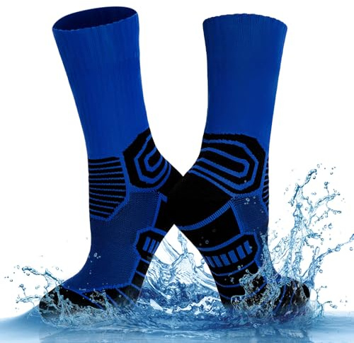 LEOSTEP Calcetines impermeables de 3 capas para hombres y mujeres, calcetines de alto rendimiento para deportes al aire libre, resistentes al viento y transpirables para ciclismo, esquí, ciclismo de