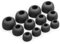 Okuli Set of 12 Silicone EarBuds Ear Tips For Samsung Galaxy Buds 3 Pro Earphones in Black