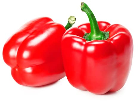 Sweet Pepper Plants, 'F1 Red Star', 2 x Full Plants in 9cm Pots, Peppers, Sweet Pepper, Garden Ready, Ready to Plant, Premium Quality Vegetables