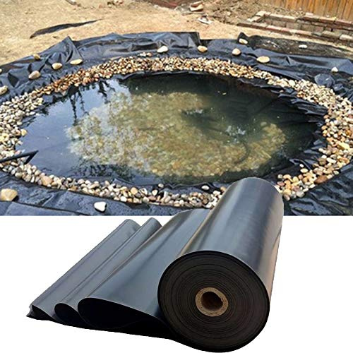 PEP Telo di copertura per laghetto da esterno per piscine koi, per pesci anatre, aiuole rialzate e stagni acquatici (8 x 10 m), protezione resistente alle intemperie