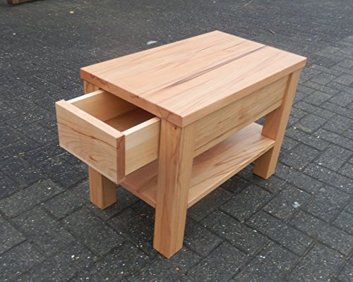 Martin Weddeling Beistelltisch Kernbuche massiv. Leila Maße: 60x40x70cm hoch. !