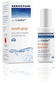 Xerostom Dry Mouth Spray – Oral Moisturiser Spray with Saliactive - Saliva Spray for Dry Mouth Spray Sugar Free, Mouth Ulcers