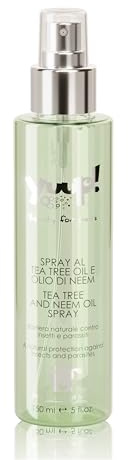 YUUP! - Flea Spray Dog and Cat with Tea Tree and Neem Oil, 150 ml, Tea Tree Oil Spray Against Fleas, Tick Protection, Natural Insect Spray