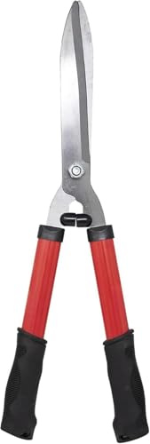 20'' Carbon Steel Hedge Shears - Anti-Slip Handles Grip Garden Grass Shrubs Bushes Trimmer | Lightweight, Razor Sharp Cut, Rust Resistant - Blade Tools for Gardening, Cutting, Trimming, Shearing