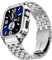 SUPLINK Boîtier et bracelets en acier inoxydable compatibles avec les bracelets Apple Watch de 45 mm pour homme, coque de protection en métal robuste et réglable pour iWatch Apple Watch Series 9, 8, 7