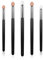 WLLHYF 5 Pezzi Eyeshadow Makeup Brushes Portatile Riutilizzabile Ombretto Applicatore Spazzola Set Lavabile Doppi Sides Morbido Spugna Makeup Applicator Spazzola per Ombretto, Miscelazione