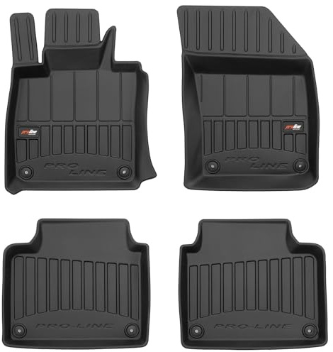 M MOTOS Bilgummimattor för Volvo V90 fran 2016 Förbättra din resekomfort med Anti-Slip Mat Car 3D- Golvmattor för bilgolv i alla väder, skydd mot smuts