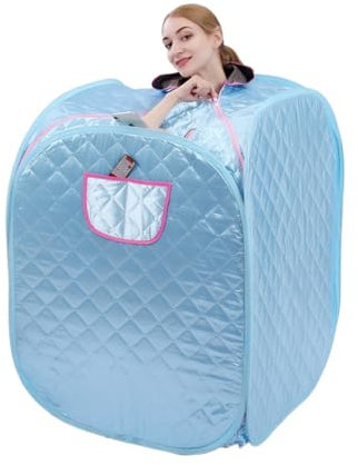 Couverture de sauna infrarouge Générateur de vapeur portatif du sauna 3.0L 1500W, tente personnelle se pliante de vapeur de sauna de station thermale de télécommande intellinte (Size : AJ-PS03B_1)