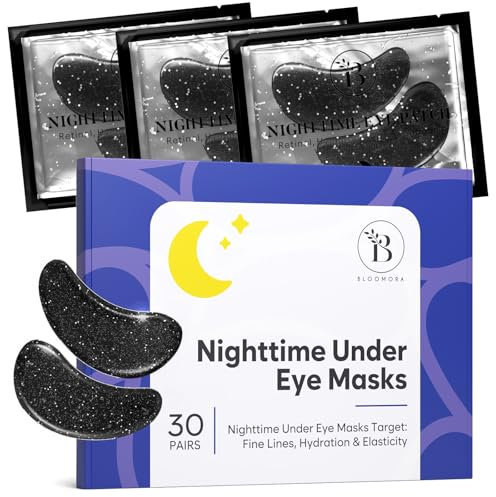 Augenpads Gegen Augenringe (30 Paare) - Eye Pads mit Retinol & Augenpads Hyaluron - Eye Patches zur Augenringe Entfernen - Under Eye Patches für Nacht - Augenpads gegen Tränensäcke - Eye Mask