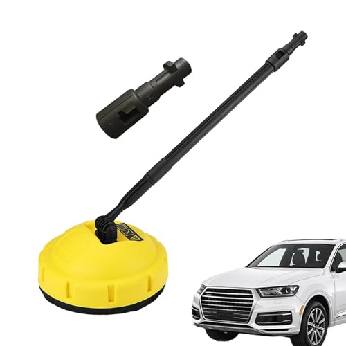 Hochdruck-Oberflächenreiniger für K-archer K 1-K7 Hochdruckreiniger, Terrassenreinigerkopf, Schmutzreiniger, Schrubber, flexible Drehbürste für Deck, Terrassenreiniger-Aufsatz