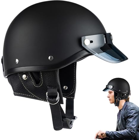 Casco Monopattino Elettrico, Casco Bicicletta Elettrico Con Visier Mezzi Semicaschi Altamente Protettivi Equipaggiamento Protettivo Per Pattinaggio Per Uomini E Donne