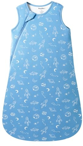 ToyaTec Baby Sleeping Bag 2.5 Tog Super soft Rayon Made from Bamboo,Baby's Bamboo fiber Sleeping Bag Autumn Winter Sleeping Blanket(Blue,XL)