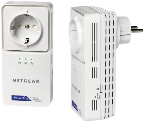 NETGEAR Powerline AV+ 500 nätverksadapterkit 2x XAV5501 (ML, nätverk från uttaget)