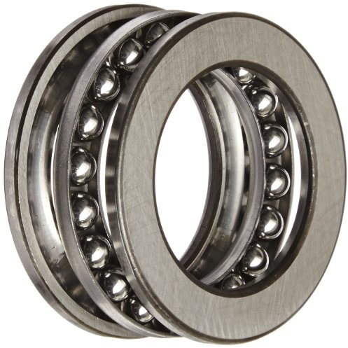 FAG 51108 gerillt Race Drucklager, einreihig, offen, 90 ° Kontakt Winkel, Stahl Käfig, metrisches, 40 mm ID, 60 mm OD, 13 mm Breite,: 4500 RPM Maximale Drehzahl, 11400lbf Statische Tragfähigkeit, 5200lbf Dynamische Belastung Kapazität