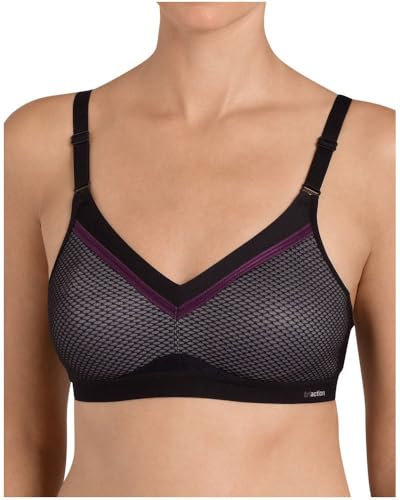 Triumph Womens Triaction Free Motion Ex Sports Bra Non-wired, Black, 34B UK