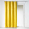 Douceur d'Intérieur, Rideau à Oeillets (140 x 240 cm) Tropicaline Jaune, Occultant Velours Frappé