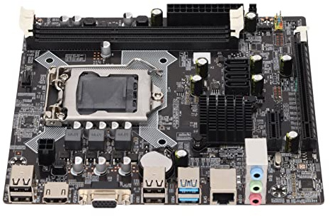 Tonysa H81 Computer-Motherboard CPU-Sockel LGA 1150 PC-Motherboard USB3.0 SATA3.0 Benutzerdefiniertes Desktop-PC-Motherboard Unterstützt DDR3-Dual-Channel-Speicher mit Umfangreichen