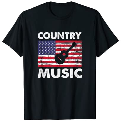 Amateur de musique humoristique disant Western Guitar Country T-Shirt