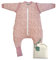 molis&co. Baby-Schlafsack mit Füßen, abnehmbare Ärmel und Socken. 2.5 TOG. Ideal für die Übergangszeit und den Winter. 100% Baumwolle (Oeko-TEX 100). (Misty Rose, 90 cm (3 Jahre))