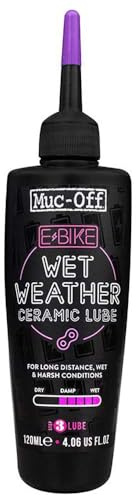 Muc-Off Lubricant Chain E-Bike Clima HUMED 120 ml Oils, Adults, Unisex, Multicoloured (Multicoloured), One Size