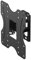 PureMounts TV Wandhalterung, schwenkbare neigbare Universal Halterung für 23-42 Zoll Flach & Curved Ferseher Monitor bis 30kg, max. VESA 200x200 mm, schwarz