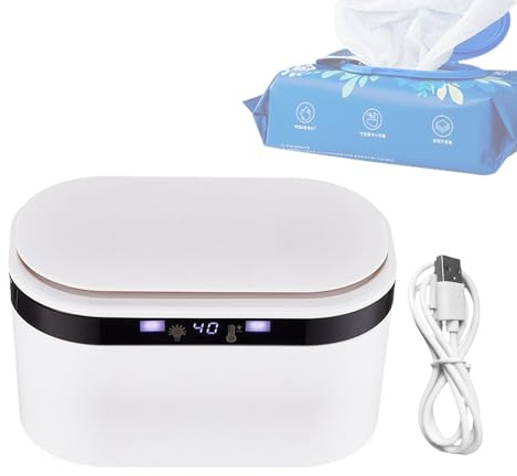 calentador de toallitas calentador, calentador de toallitas para niños pequeños - Calentador termostático portátil de toallitas húmedas - Incubadora inteligente de toallitas con control de temperatura