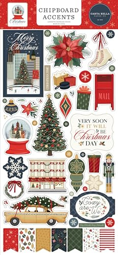 Christmas in The City 6x13 Chipboard Accents