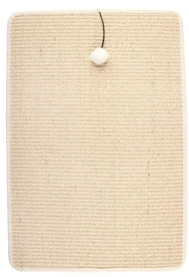 Xanorrg Planche À Gratter pour Chats avec Boule Extensible Coussin De Remplacement Jouet Planche Protection Meubles Résistante À l'usure Petit Jeu Meubles Carrés L'intérieur La