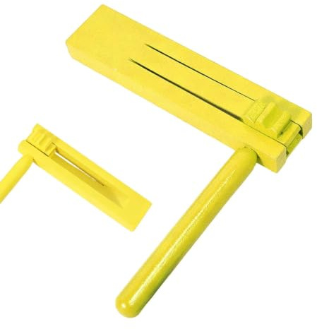 Ratchet Noise Maker | Small Ratchet Instrument | Party Rattle Matraca Noise Makers | for Indoor Football Games Party Graduation Christmas Birthday Celebration