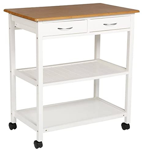 5five - panche in bambù Bianco a 2 Livelli