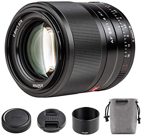 Viltrox 56mm F1.4 Autofocus Lens for Fuji,Large Aperture APS-C Format Portrait Lens for Fujifilm X-Mount Camera