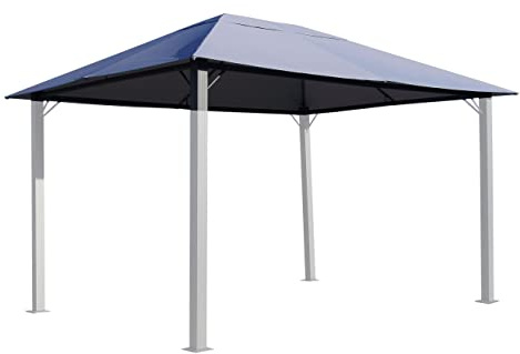 QUICK STAR Ersättningstak för Paris paviljong 3 x 4 m paviljongstak, platinagrå