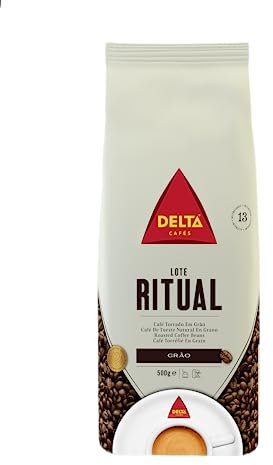 Delta Cafés Ritual - Café en Grano Arábica y Robusta - Mezcla de Café de Tanzania y Angola - Notas de Frutas - Formato 500 G