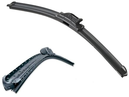 Limpiaparabrisas delantero 65 cm Wiper Blade plano universal con 10 adaptadores