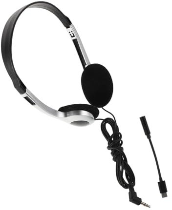 Tofficu Casque Audio avec Fil Portable pour Téléphone Et Ordinateur Design Rétro Élégant Confortable Et Compatible avec Multiples Appareils
