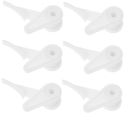 TOBBOMEY 6stücke Schirmclip-montageplatten Feste Lichtmontagehalterungen Abdeckungsclips Für Deckenlampen Befestigungselemente Für Lampenschirme Einfache Installation Mit Kunststoff-clip-te