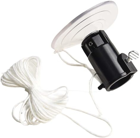 CashMuch Outil de changement d'ampoule à ventouse pour plafonds hauts, ampoules LED plates et encastrées, extracteur et installateur avec tasse en silicone