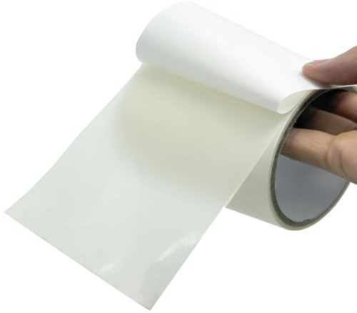 LianShi Cinta reparadora TPU Impermeable 10cm x 2,13m, Kit de reparación para inflables, Cinta Adhesiva Fuerte para colchones inflables, Castillos hinchables, Juguetes inflables y Aros de natación