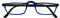 SILAC - blau 4410 - Lesebrille – Rechteckige Gläser – Für Damen und Herren – Lesebrille als Lesehilfe und Lupenbrille in Unisex – Leicht und Komfortabel - blau – Dioptrien +1,75