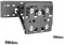 RICOO No-Gap Wall Mount for Samsung® Q7 Q8 & Q9 Screens Ultra Flat & Tilting TV Bracket for 75 Inch QLED SQ75 Devices Super Slim Television Support Weight Capacity 110lbs Black